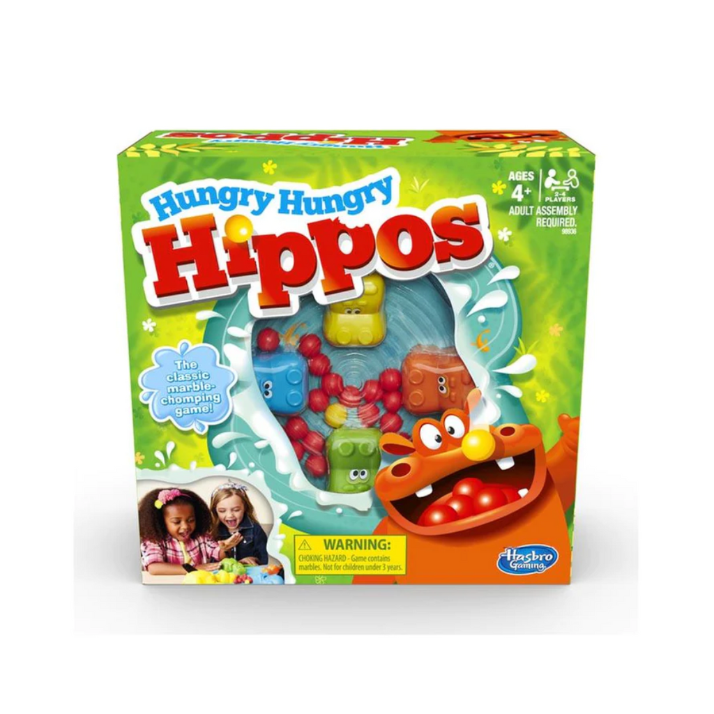 Hasbro Gaming Hungry Hungry Hippos for Ages 4+