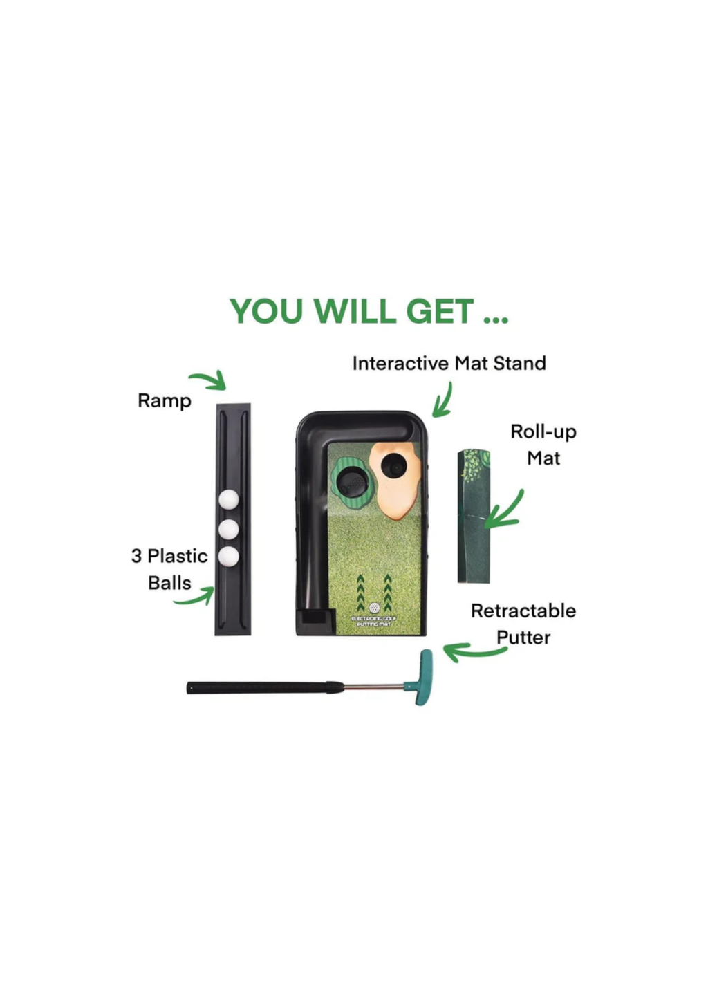 Playwell Innov8 Electronic Golf Putting Mat