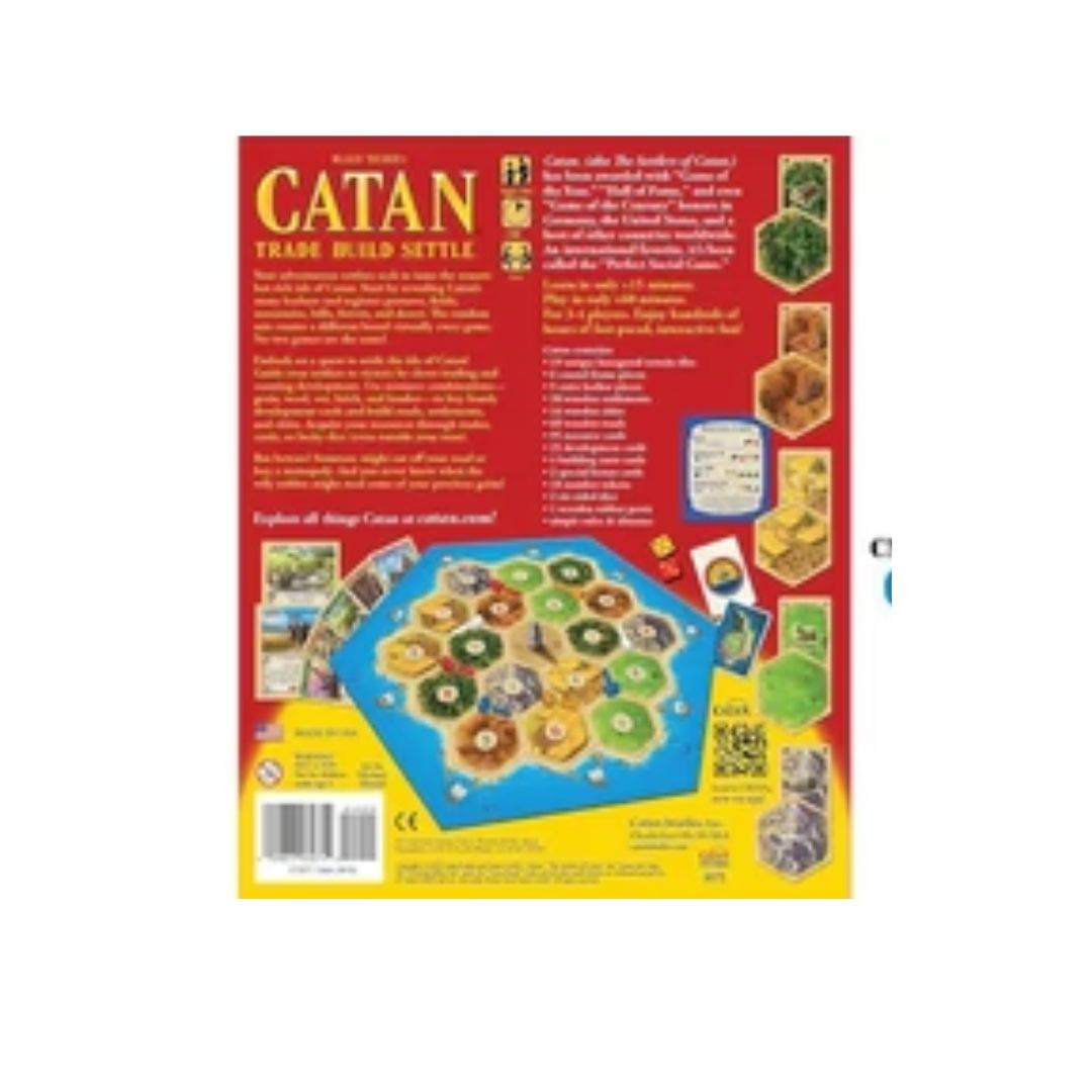 Rainbow Toys Catan Board Game (Base Game) Family Board Game for Adults