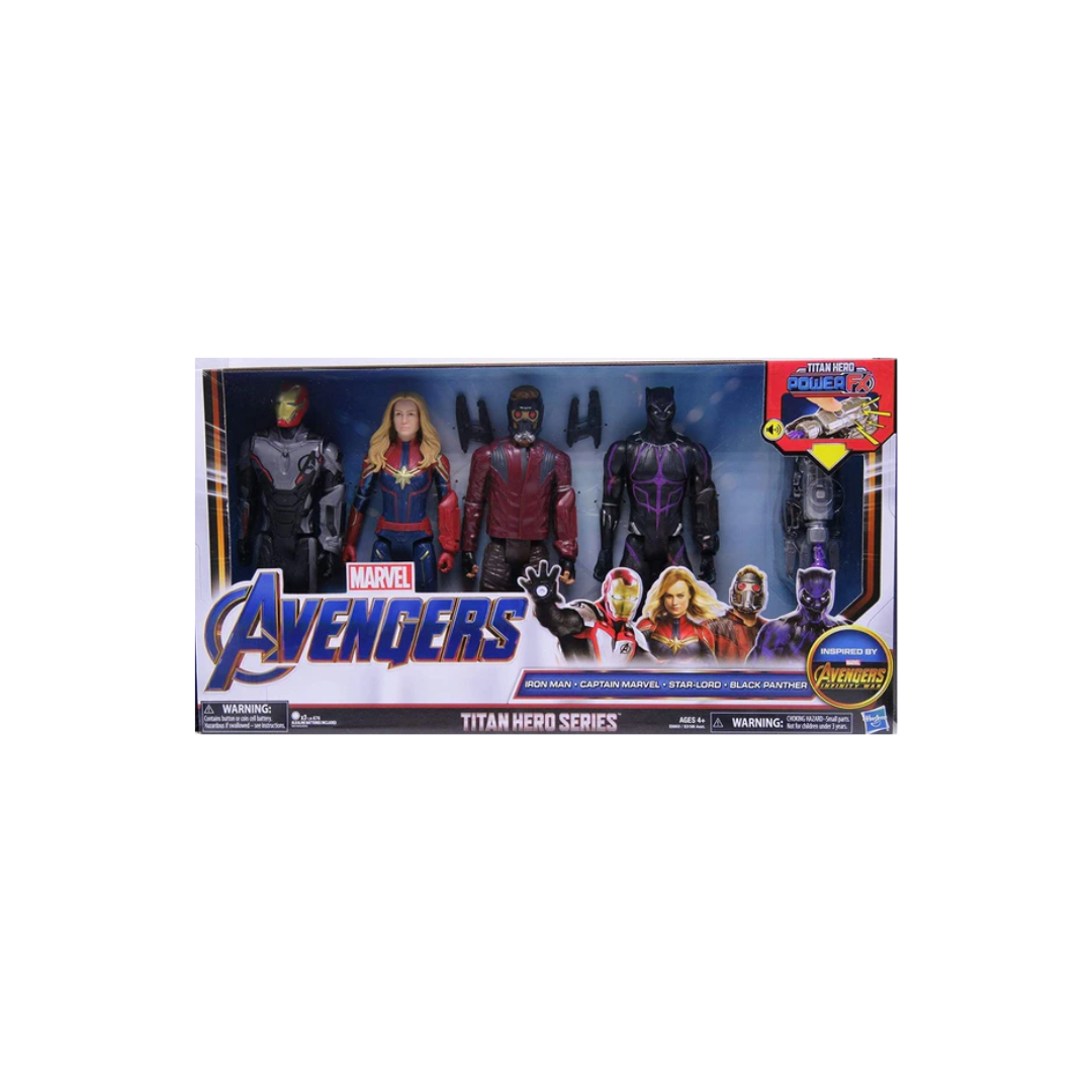 Marvel Avengers Titan Hero Series Power FX Set of Four Action Figures 4pcs