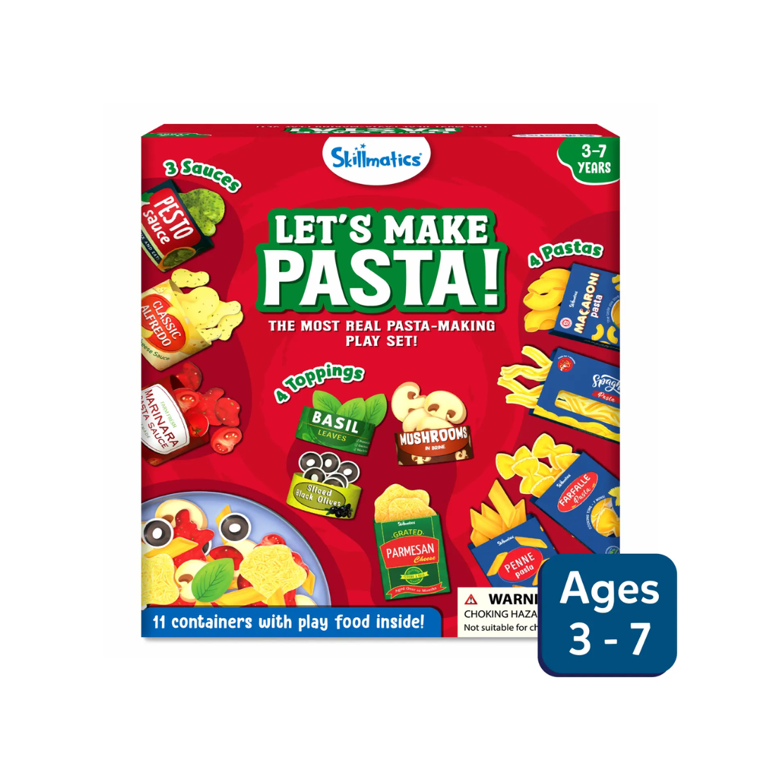 Skillmatics Let's Make Pasta Play Food for Realistic Pretend Play