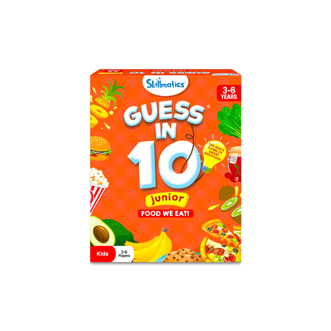 Skillmatics Card Game - Guess in 10 Junior Food We Eat.