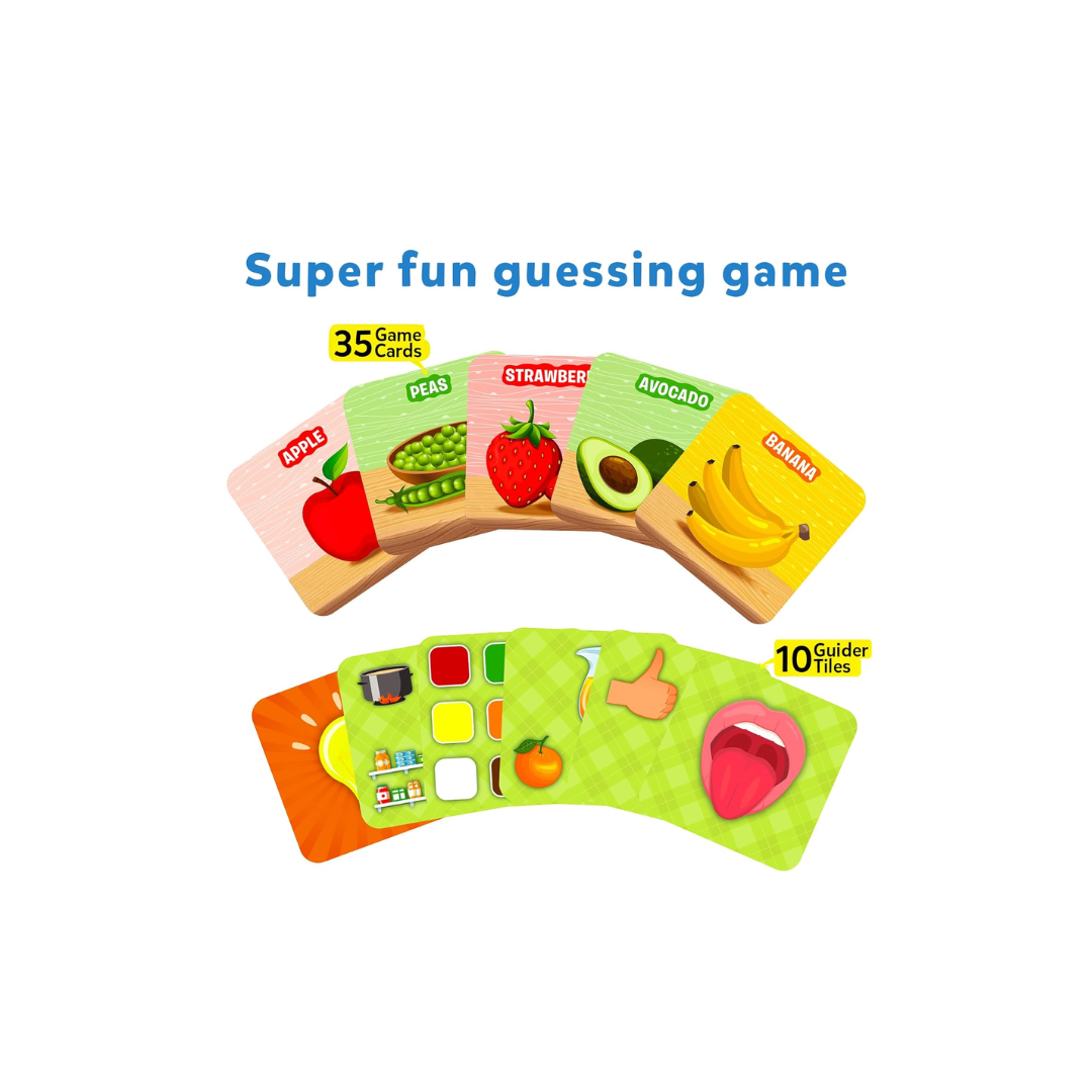 Skillmatics Card Game - Guess in 10 Junior Food We Eat.