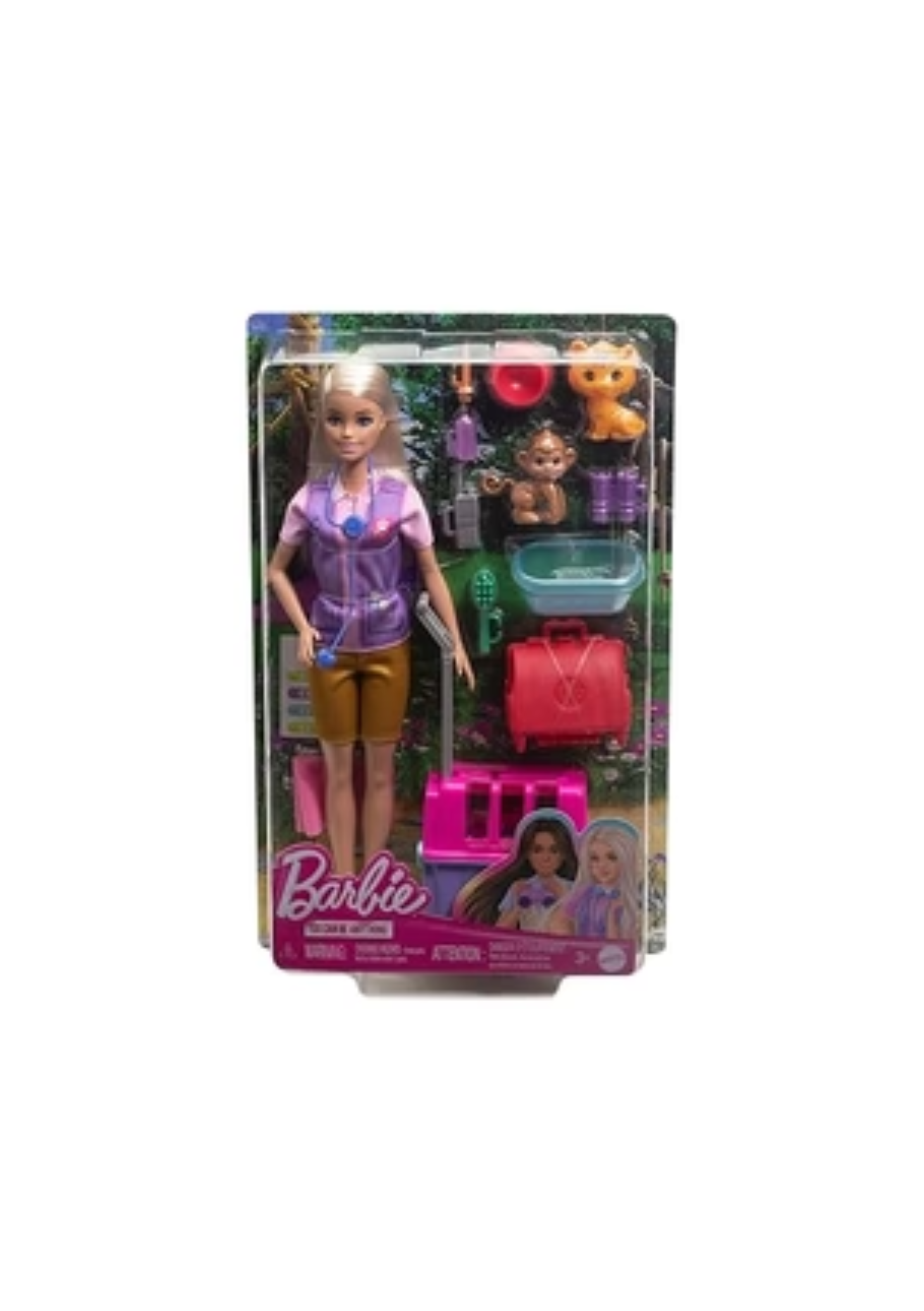 Mattel Barbie Careers Doll & Accessories, Animal Rescue & Recovery Playset