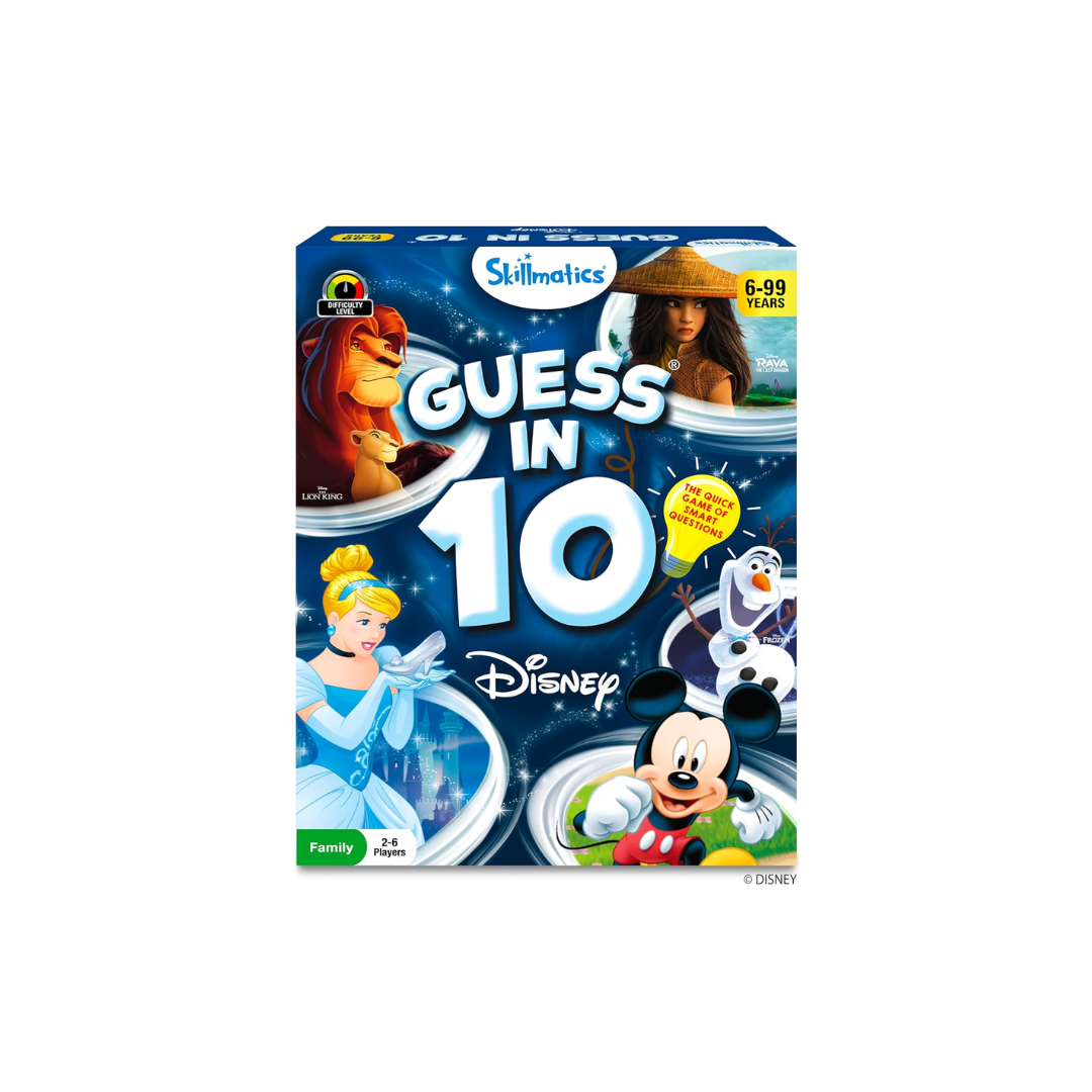 Skillmatics Disney Card Game Guess in 10 Disney