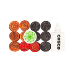 Cosco Carrom Goti Powder And Striker 3-in-1 Set TRIO