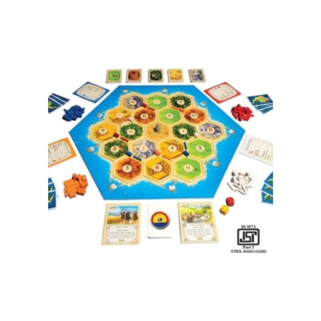 Rainbow Toys Catan Board Game (Base Game) Family Board Game for Adults