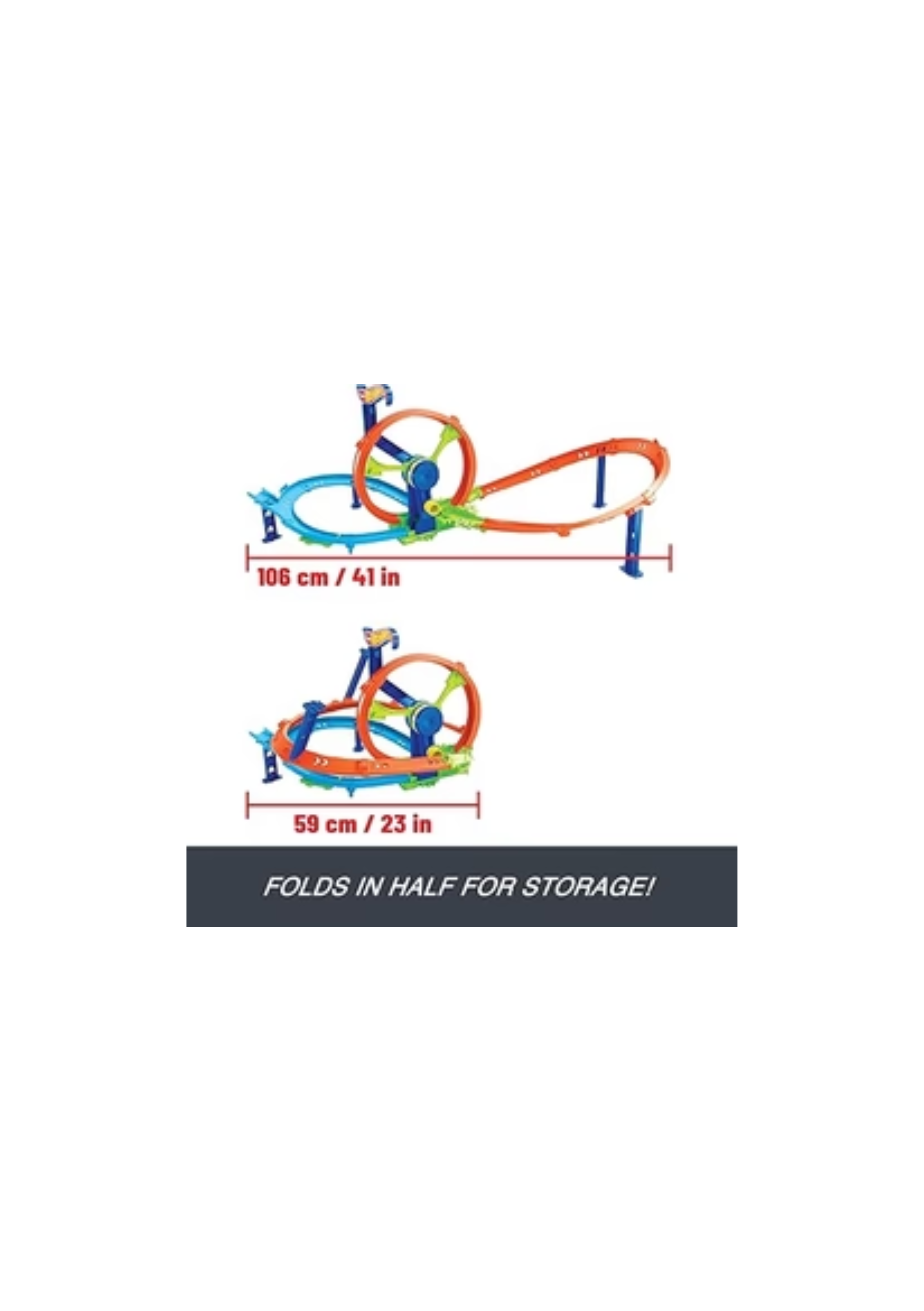 Mattel Hot Wheels Speed and Looping Track and Circuit Set