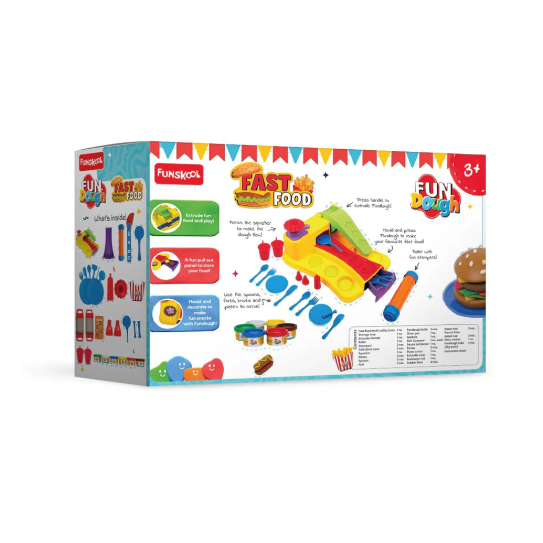 Funskool Fundough Playset Fast Food