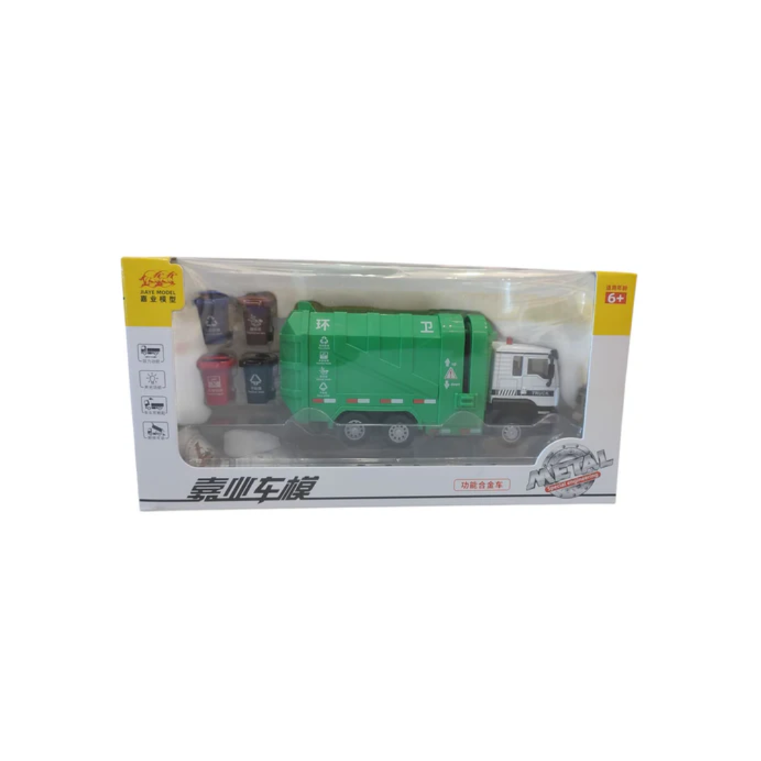 Rainbow Toys Die Cast Metal Garbage Truck