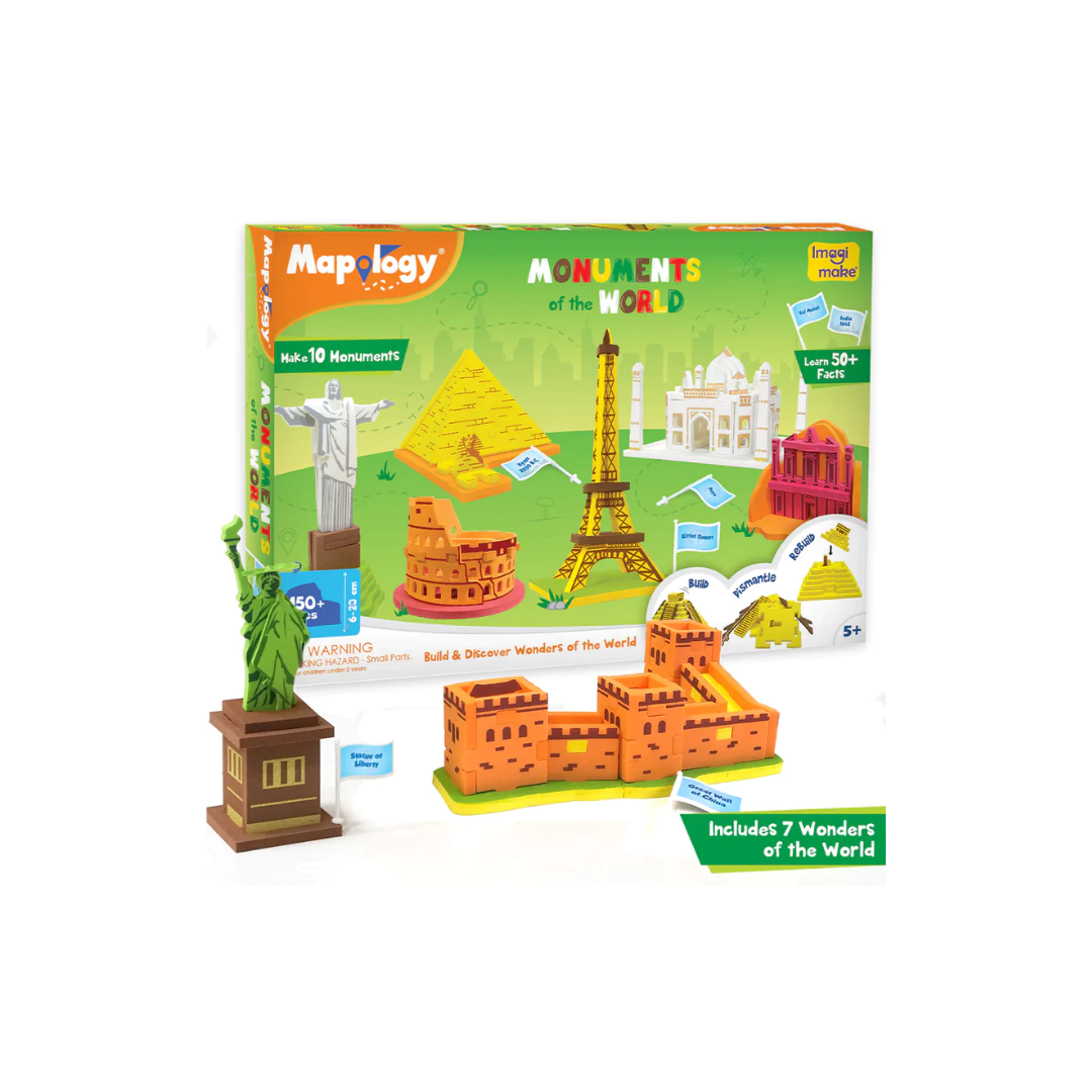 Imagi Make Mapology Monuments Of The World Puzzles – Rainbow Toys