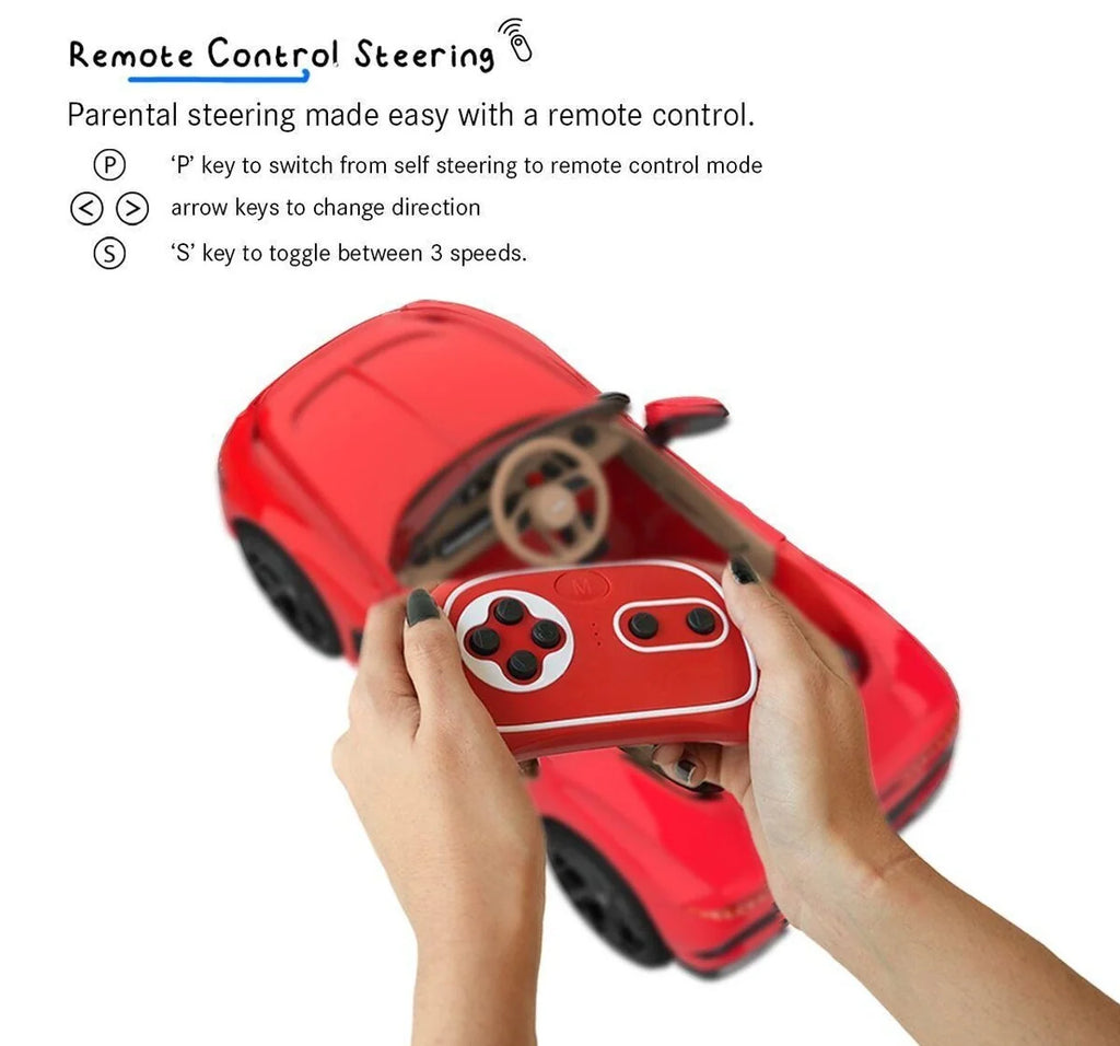 EMotorad Formula Fun Battery Oprated Car Bentley BACALAR CAR (Red)