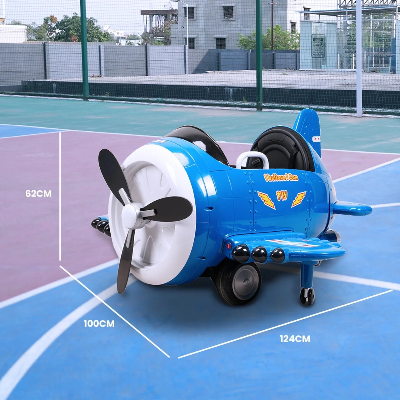 EMotorad Formula Fun Battery Oprated Helicopter Turbo Wing Blue