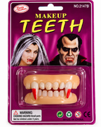 Halloween Vampire Teeth – Spooky Fangs Makeup Costume Accessory