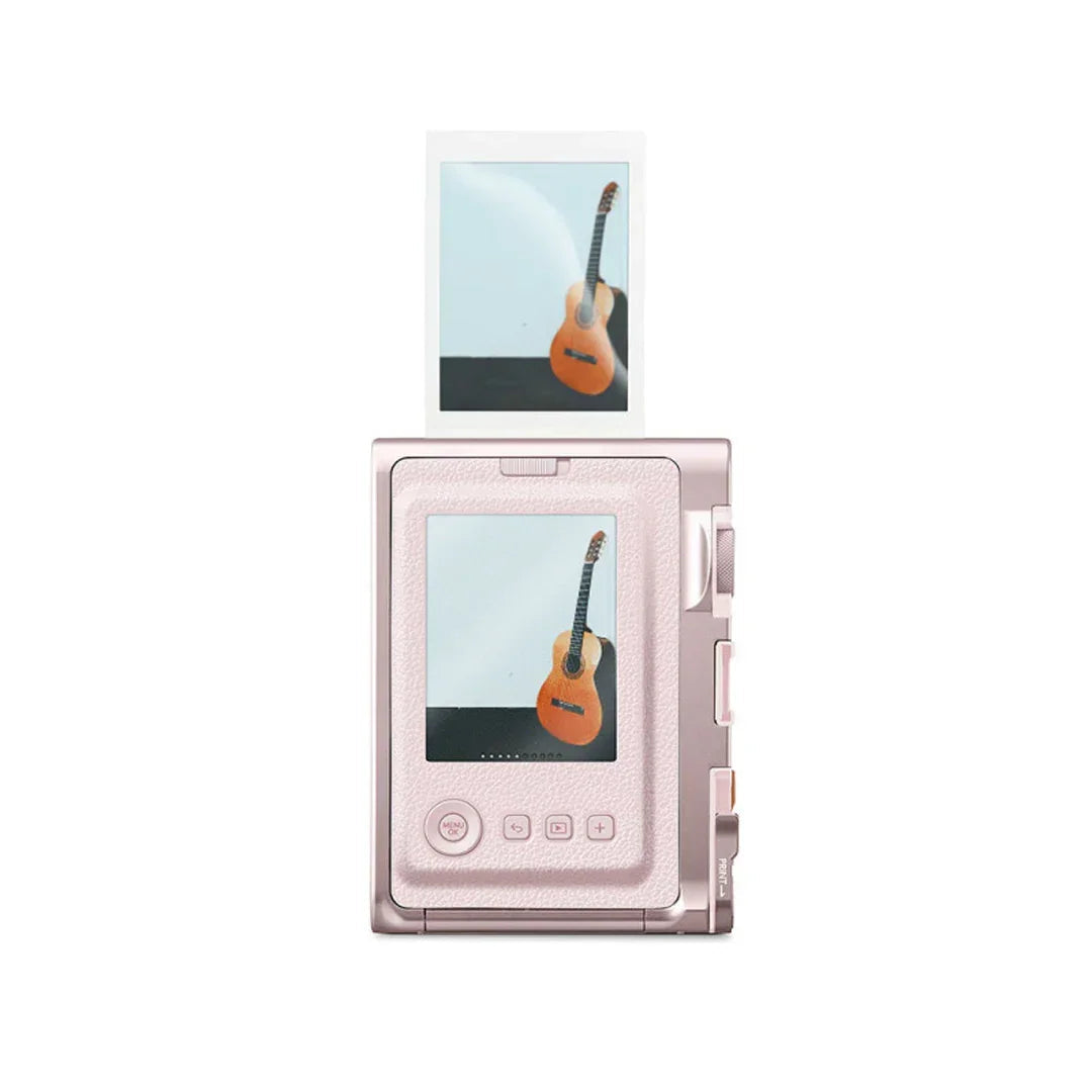 Fujifilm Instax Mini Evo Hybrid Camera Premium Edition with 20 Shots – Gentle Rose