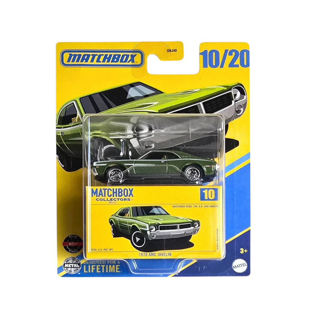 Matchbox Collectors 1970 AMC Javelin – 1:64 Scale Die-Cast (10/20)