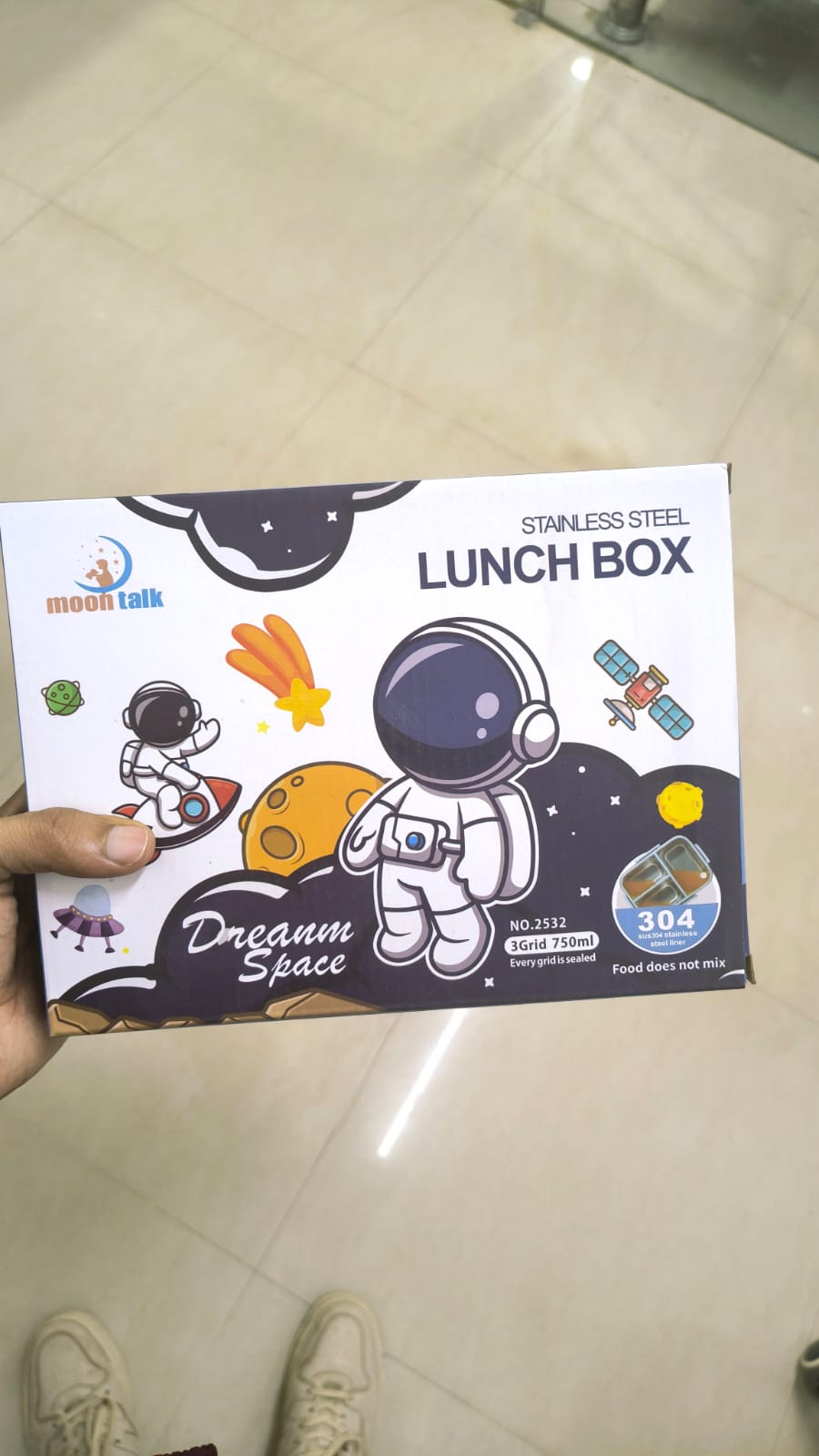 Space Theme Kids Lunch Box