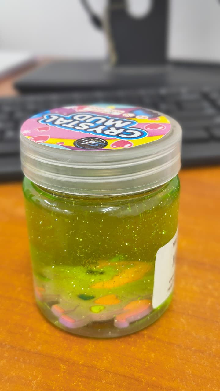 Crystal Mud Glitter Slime Jar