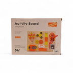 Rainbow Toys Wooden Busy Board Wooden Sensory Toy
