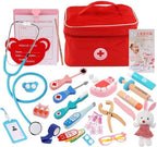 Rainbow Toys Wooden Doctor Dentist Play and Patend Set (Dentist Doctor + Bag)