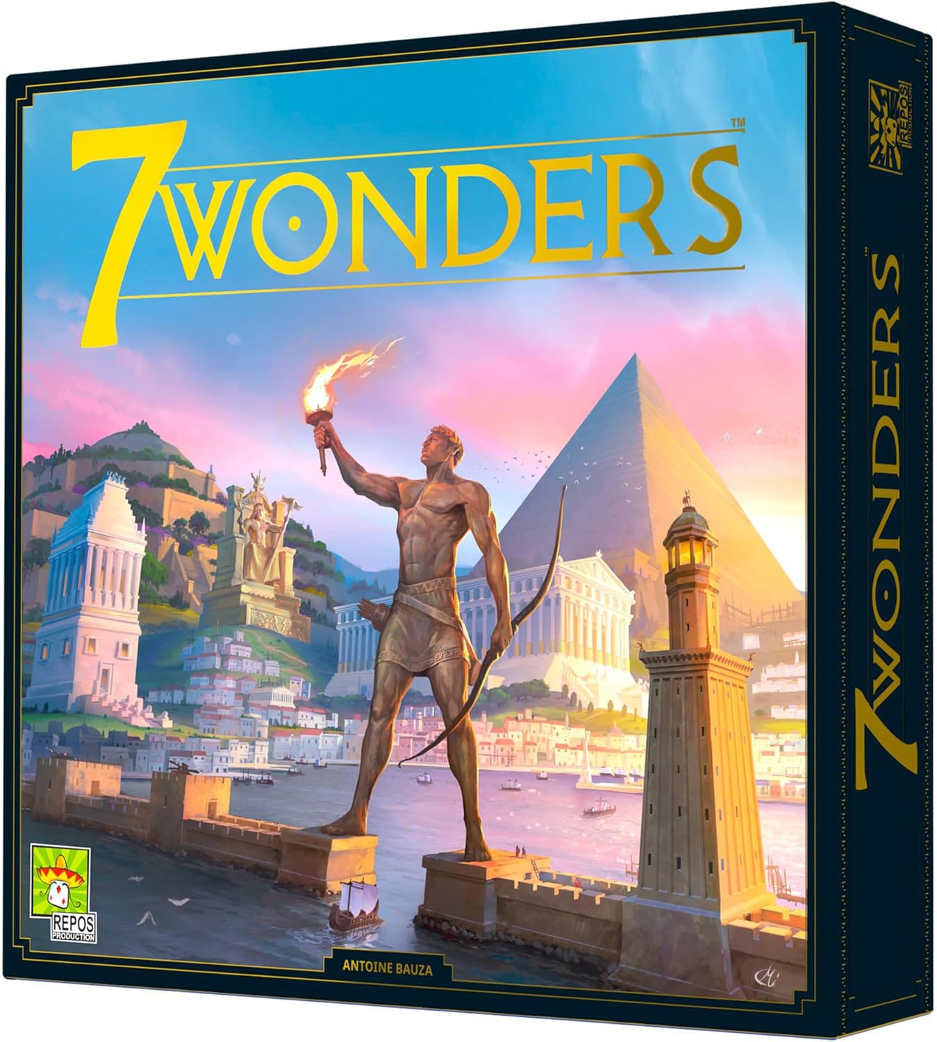 7 Wonders Strategy Board Game - Ancient Civilization Card Drafting Game (3-7 Players)