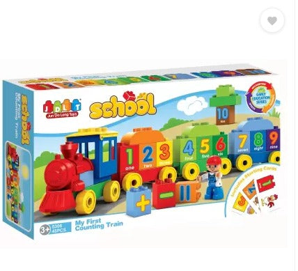 JDLT My First Counting Train Building Blocks-45 Pieces  (Multicolor)