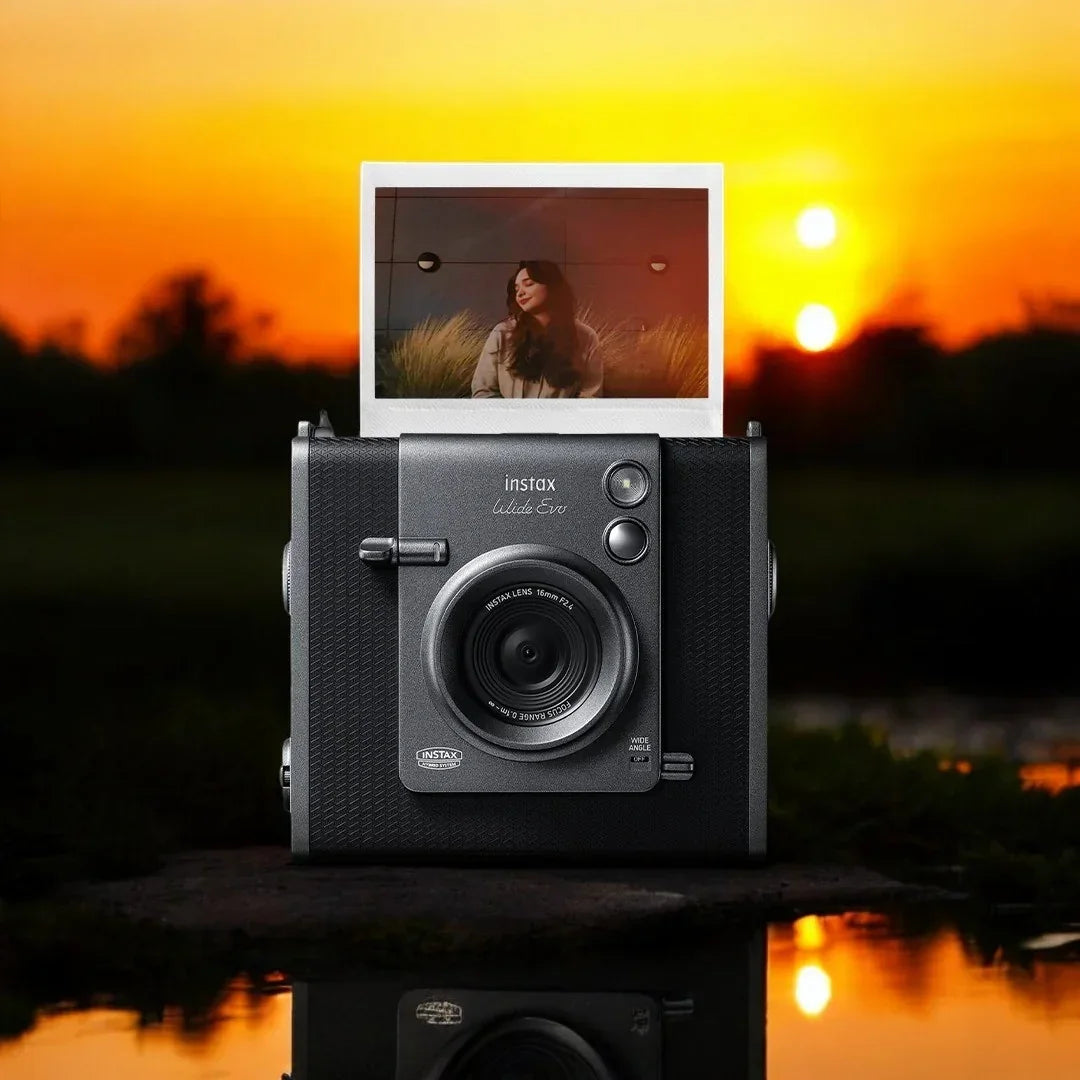 Instax WIDE Evo Premium Edition – Hybrid Instant Camera