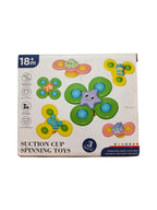 Rainbow Toys  Suction Cup Spinner Toys 3Pcs