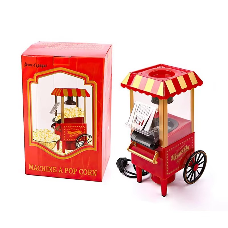 Rainbow Toys Air Popper Popcorn Maker Vintage-Style Countertop Popper Machine