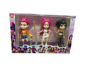 KPop Demon Hunter Girl Collectible Figure Set 3pk