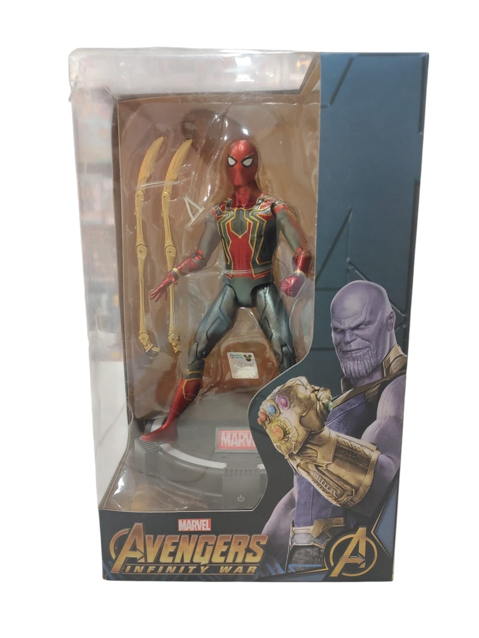 Marvel Avengers Iron Spiderman & Lumi Stand