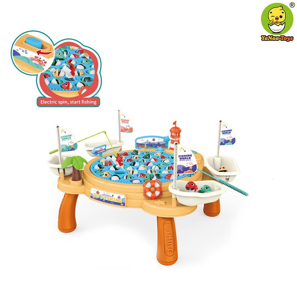 Lumo Electric Fishing Game Twirling Fishing Toys with Music