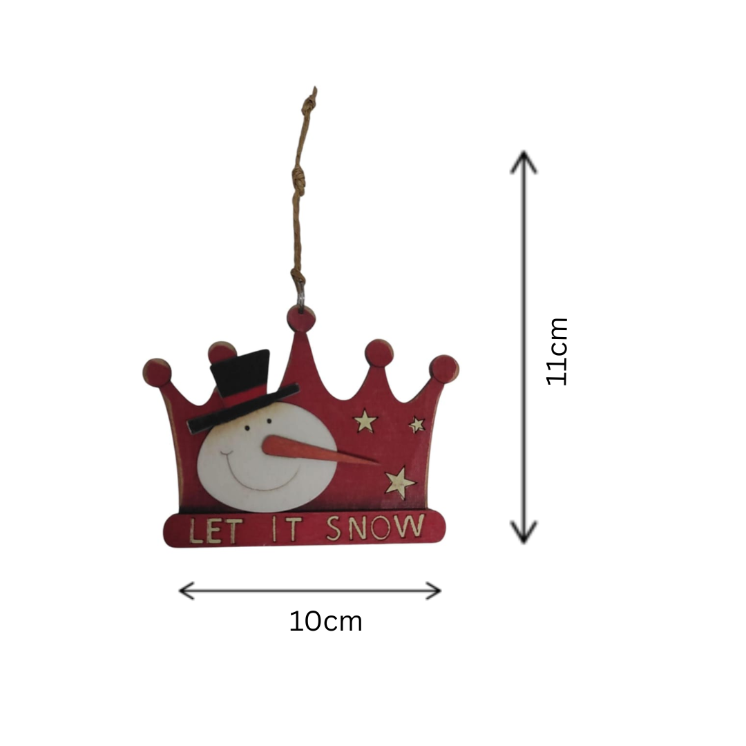 Christmas Premium Wooden Printed Wall Hanging