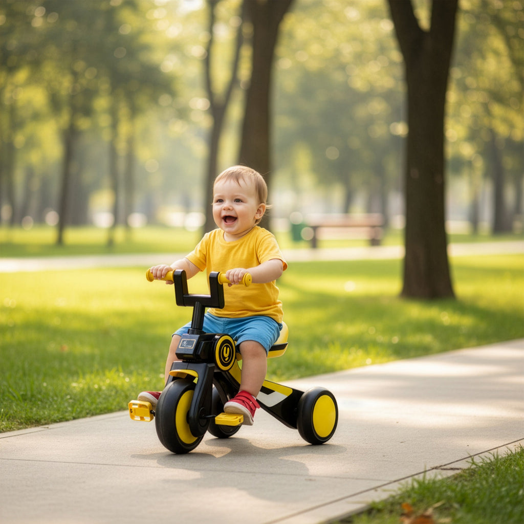R for Rabbit Tiny Toes Y Ace Kids Tricycle (Yellow Black)