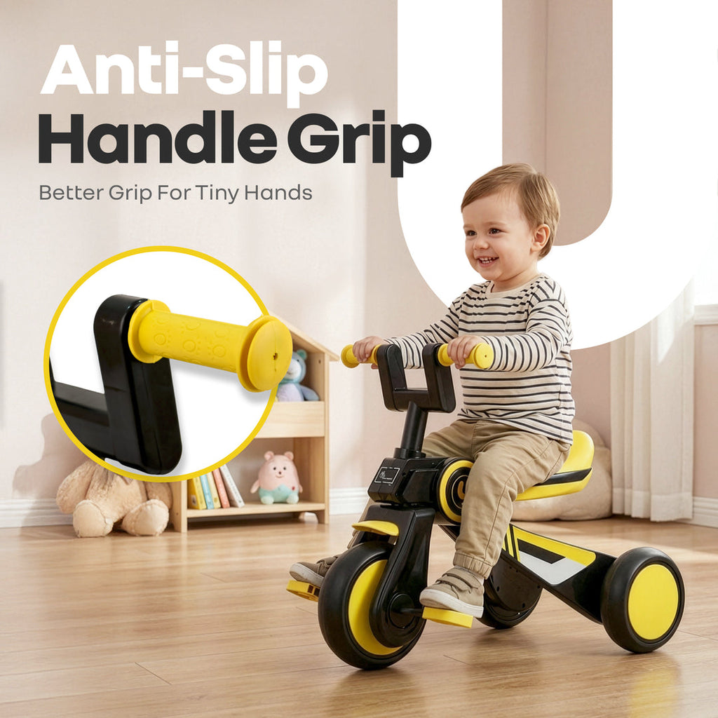 R for Rabbit Tiny Toes Y Ace Kids Tricycle (Yellow Black)