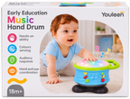 Youleen Early Education Music Hand Drum | Interactive Musical Learning Toy with Songs, Stories & Organ Sounds | 18M+
