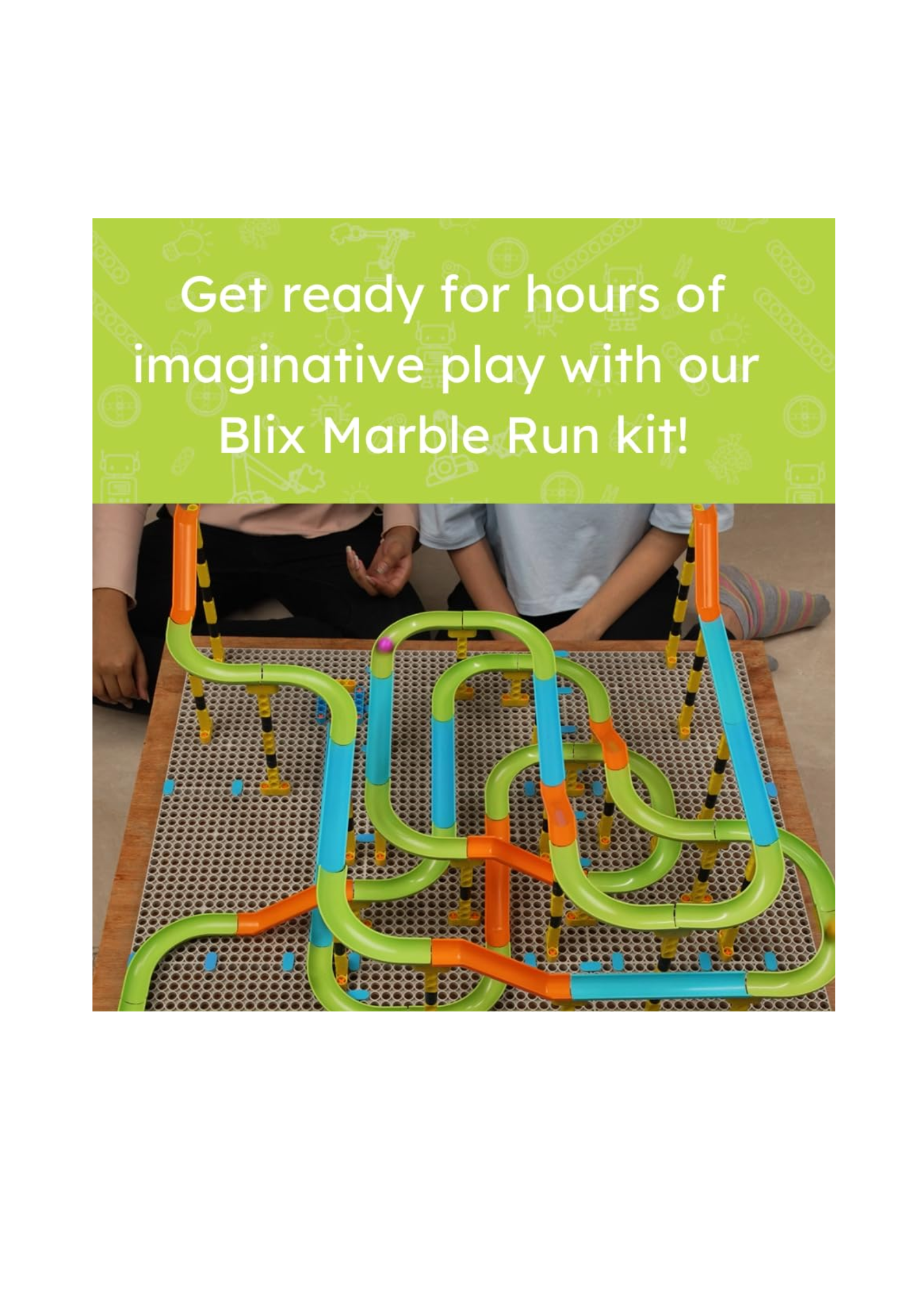 Zephyr Blix Marble Run-1 Plastic Marble Tracks For Kids