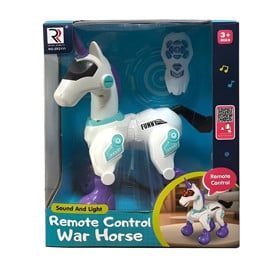 Rainbow Toys Remote Control War Horse Sound And Light