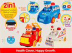2-in-1 Ambulance Toy Car with Doctor Figure – Sliding & Swinging Rescue Vehicle for Kids