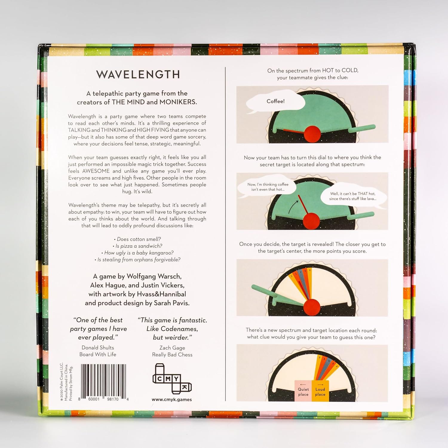 Wavelength Social Guessing Party Board Game for Adults & Families (2-12+ Players)
