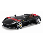 Bburago 1:24 Scale Ferrari Monza SP1 Diecast Car Model for Collectors 14+ Years – Black (With Acrylic Case)