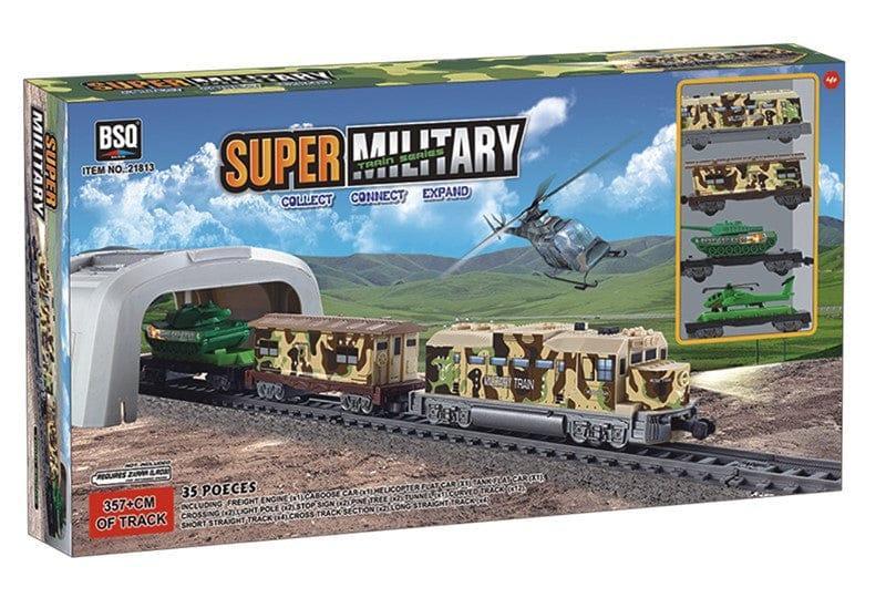 Bsq Super Military Train Set 35Pcs