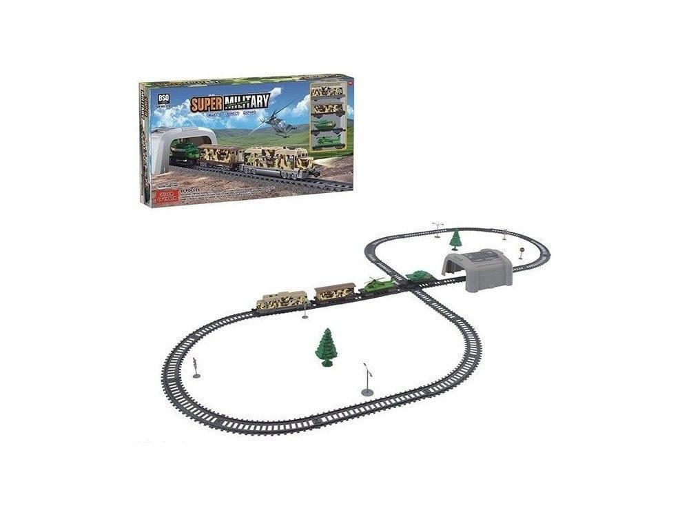 Bsq Super Military Train Set 35Pcs