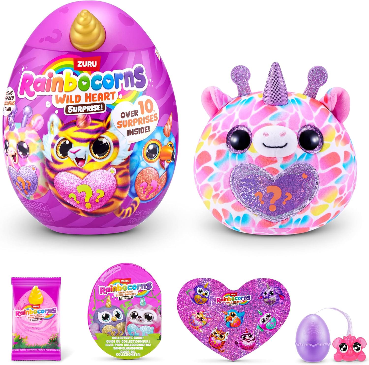 ZURU Rainbocorns Wild Heart Surprise Egg Toy