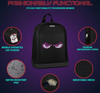Hookaba Bold Bling Black LED Backpack 8L – Bluetooth Smart Backpack