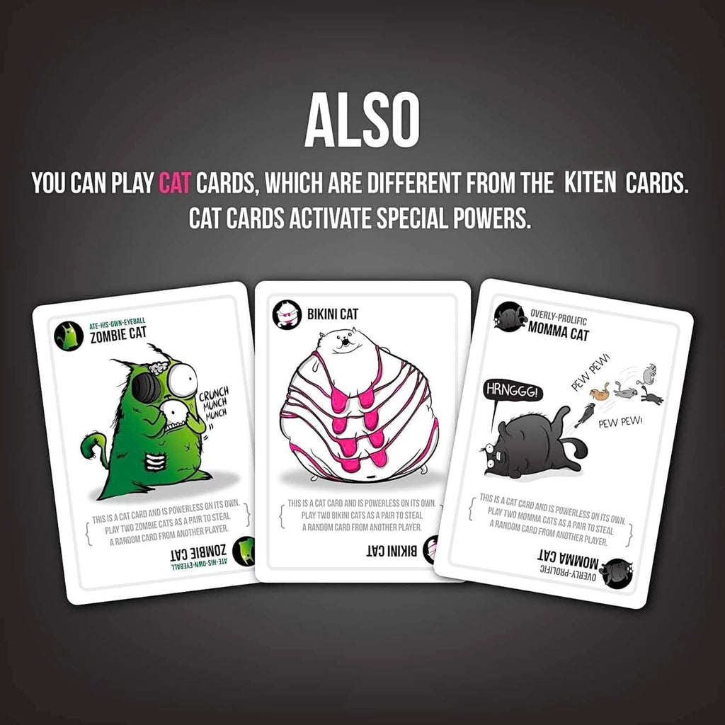 Exploding Kittens NSFW Deck Adult Party Card Game (Ages 18+ / 2-5 Players)