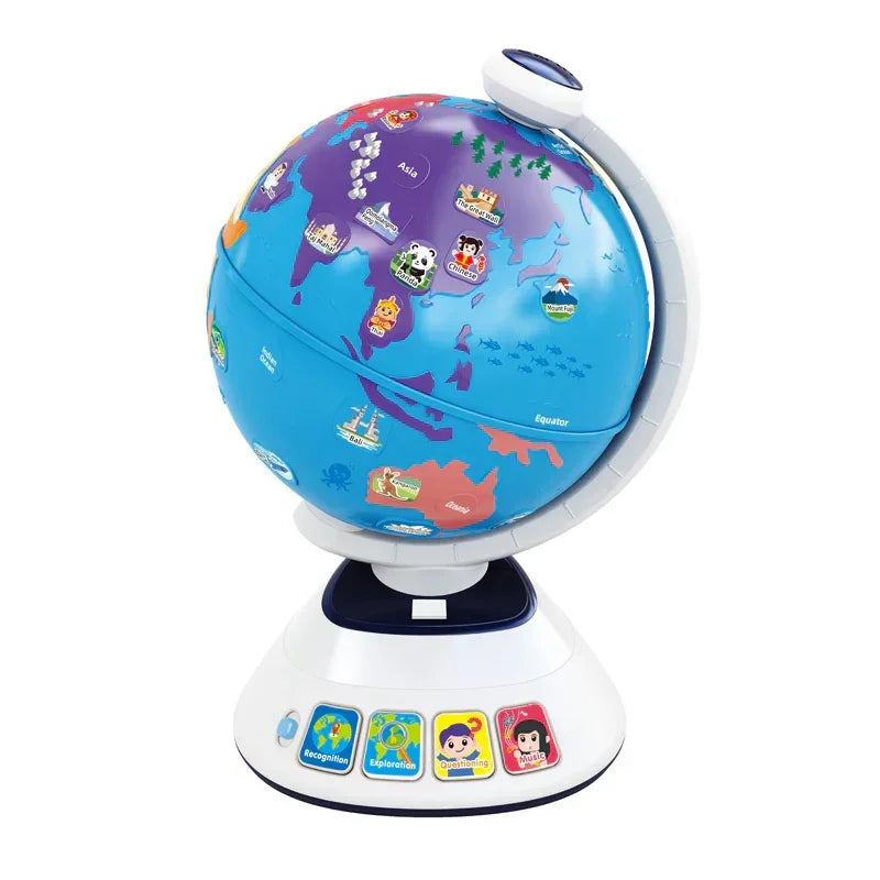 Hola Touch & Discover Globe Interactive Educational Talking Globe for Kids 48 Touch Points 4 Learning Modes Geography Learning Toy