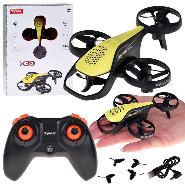 Rainbow Toys Mini Drone SYMA X39 four Axis 2 Speed acrobatics Remote Control Drone