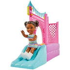 Mattel Barbie Skipper Babysitters Inc. Bounce House Playset With Dolls & Accessories