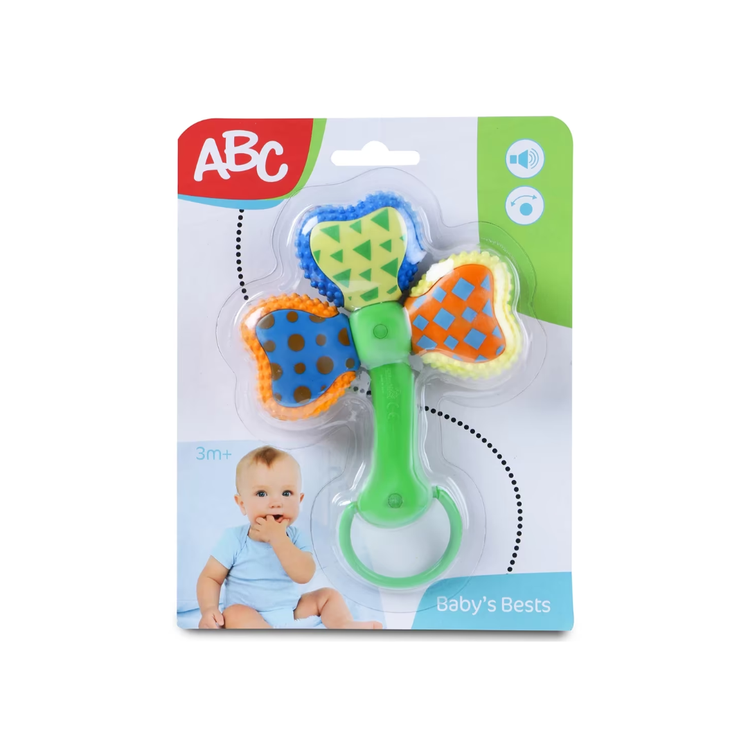 Simba ABC Twist & Rattle Teether Multicolour, 3M+